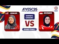 Download Lagu Dominasi Putri Pramesti partai Final Women's Category !! | Indonesia vs Malaysia | AYESC2025
