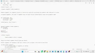 Core Python Class 8 Part 2 Types of Arguments in Python Functions Telugu