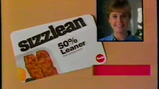 1985 Sizzlean Move over Bacon TV Commercial