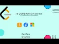 Combination Sum II - Leetcode 40