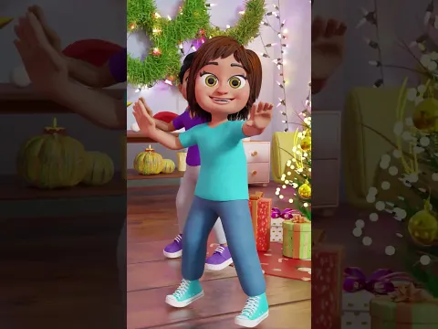 It Feels Like Christmas #shorts  by #The Learning Station #kidssongs #dancesongs #childrenssongs