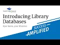 Introducing Library Databases