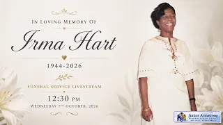 Irma Hart Funeral Service Livestream