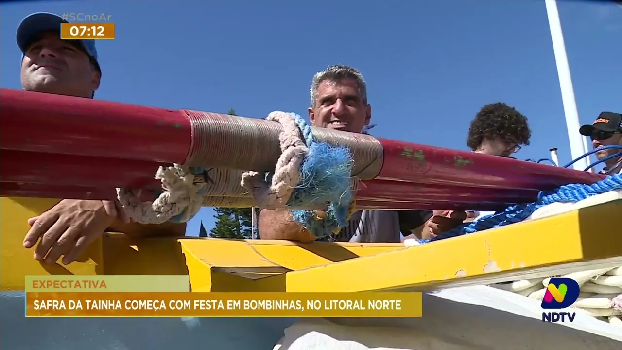 Bombinhas, no Litoral Norte catarinense, inicia a safra da tainha com festa