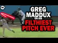 Download Lagu The SECRET behind Maddux's FILTHIEST Pitch EVER! #mlb