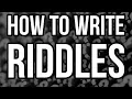 How to Write Riddles