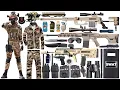 Download Lagu Special police weapon toy set unboxing,QBZ191 assault rifle, RPG rocket launcher, tactical helmet