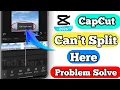 CapCut Fix Can't Split Here Problem Solve