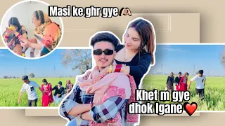 Download khet me Gye dhok lgane / massi k ghr gye dudh pine ❤️|| Aman Malik || new vlog MP3