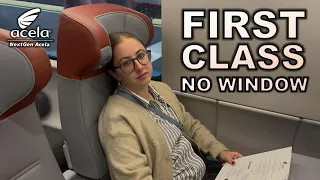 First Class on the New Amtrak Acela is not super impressive