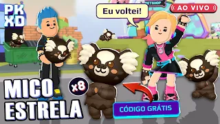 🐵 8 Pets Mico-Estrela GRÁTIS no PK XD para INSCRITOS