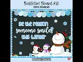 Snowflake Winter Bulletin Board Kit
