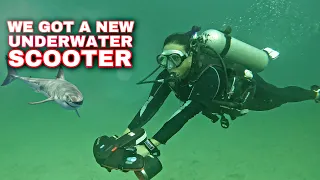 Download Diving deep with a new Sublue underwater scooter / Omanta Scuba Diving MP3