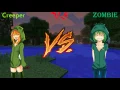 Nightcore Creeper vs Zombie (Zarcort , Piter G y CYCLO)