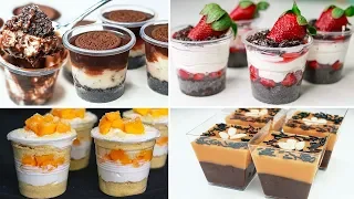 Download 4 Easy No Bake Dessert Cup Recipe | Eggless Dessert Idea | Yummy MP3