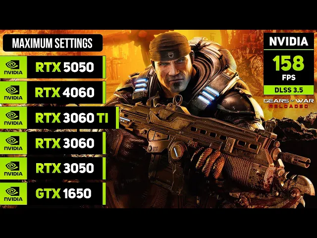 Gears of War: Reloaded | RTX 5050, 4060, 3060TI, 3060, 3050, GTX 1650 #pcgamepasspartner