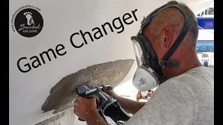 GAMECHANGER; The Greatest Tool in the World THE GELCOAT PEELER (S2E39 Barefoot Sail and Dive)