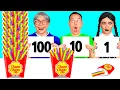 تحدي 100 طبقة من الطعام | وصفات طهي رائعة Fun Fun Challenge
