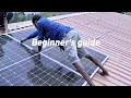 how to install solar panels using aluminium interlock tutorial final part