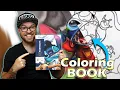 Professional Artist Colours a CHILDRENS Colouring Book Lilo and Stitch S2 E4