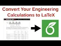 Convert Your Calculations to LaTeX using EngineeringPaper xyz and Overleaf