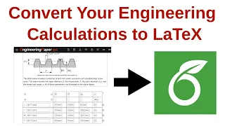 Convert Your Calculations to LaTeX using EngineeringPaper xyz and Overleaf