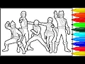Power Rangers RPM Coloring pages