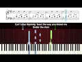 Wasia Project - ur so pretty (Heartstopper) - Accurate Piano Tutorial with Sheet Music