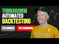 ThinkorSwim Automated Backtesting Live Strategy Stats on Your Chart