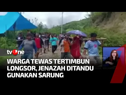 Niat Berteduh, Dua Warga Tewas Tertimpa Longsor di Mamasa