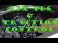 How to fix ABS Traction Control Light Jeep Wrangler JK Wrangler ABS Traction Control Light On