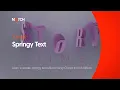 Notch Tutorial Springy Text
