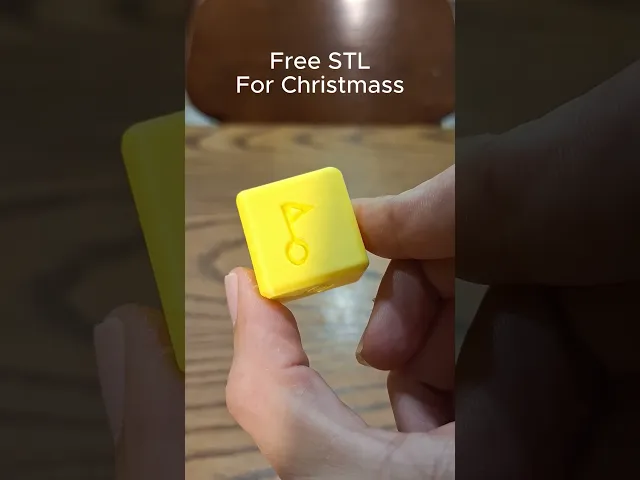 New Year "Reality Check" Dice | Party Game (Free STL) video thumbnail