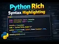 Python Rich Highlight Syntax Like a Pro