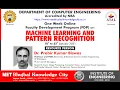 FDP on Machine Learning Pattern Recognition DAY-4 Session-2