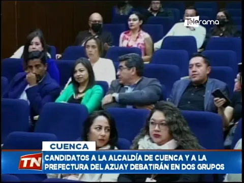 Candidatos a la alcaldía de Cuenca y a la prefectura del Azuay debatirán en dos grupos