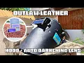 OUTLAW LEATHER WELDING HOOD AUTO DARKENING LENS unboxing first impressions