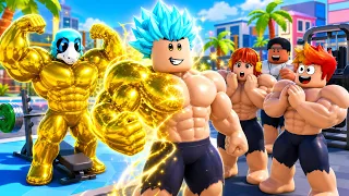 ¡NOS VOLVEMOS DE ORO! ✨💪 En el gimnasio de roblox