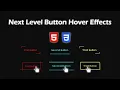 Create Cool Button Hover Effects with Pseudo Elements - HTML CSS Tutorial
