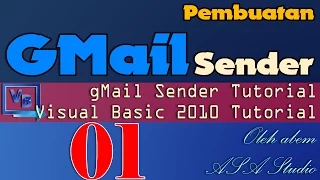 Visual Basic 2010 Tutorial Pembuatan GMail Sender 1 Design dan Komponen