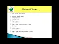31 Abstract Class