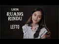 Download Lagu Lirik Letto Ruang Rindu Cover By Michela Thea