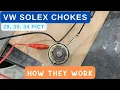 VW Solex 34 30 28 Pict Choke HOW IT WORKS Settings - Air Cooled