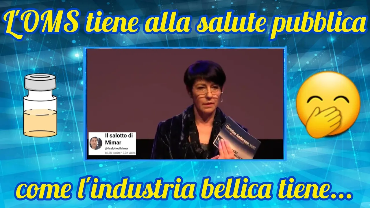 Christine Anderson spiega cos'è la disinformazione e fa due esempi!