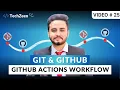 DevOps Tutorial Git GitHub GitHub Actions Workflow Explained 2025