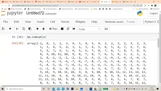 Random Walk in 1D with Python