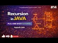 Java DSA Series Recursion in Java One Shot