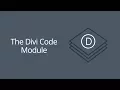 The Divi Code Module