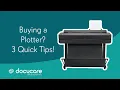 Buying a plotter 3 quick tips