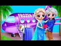 Download Lagu Elsa Wordt Mama In Het Vliegtuig! Frozen DIY's Voor LOL OMG